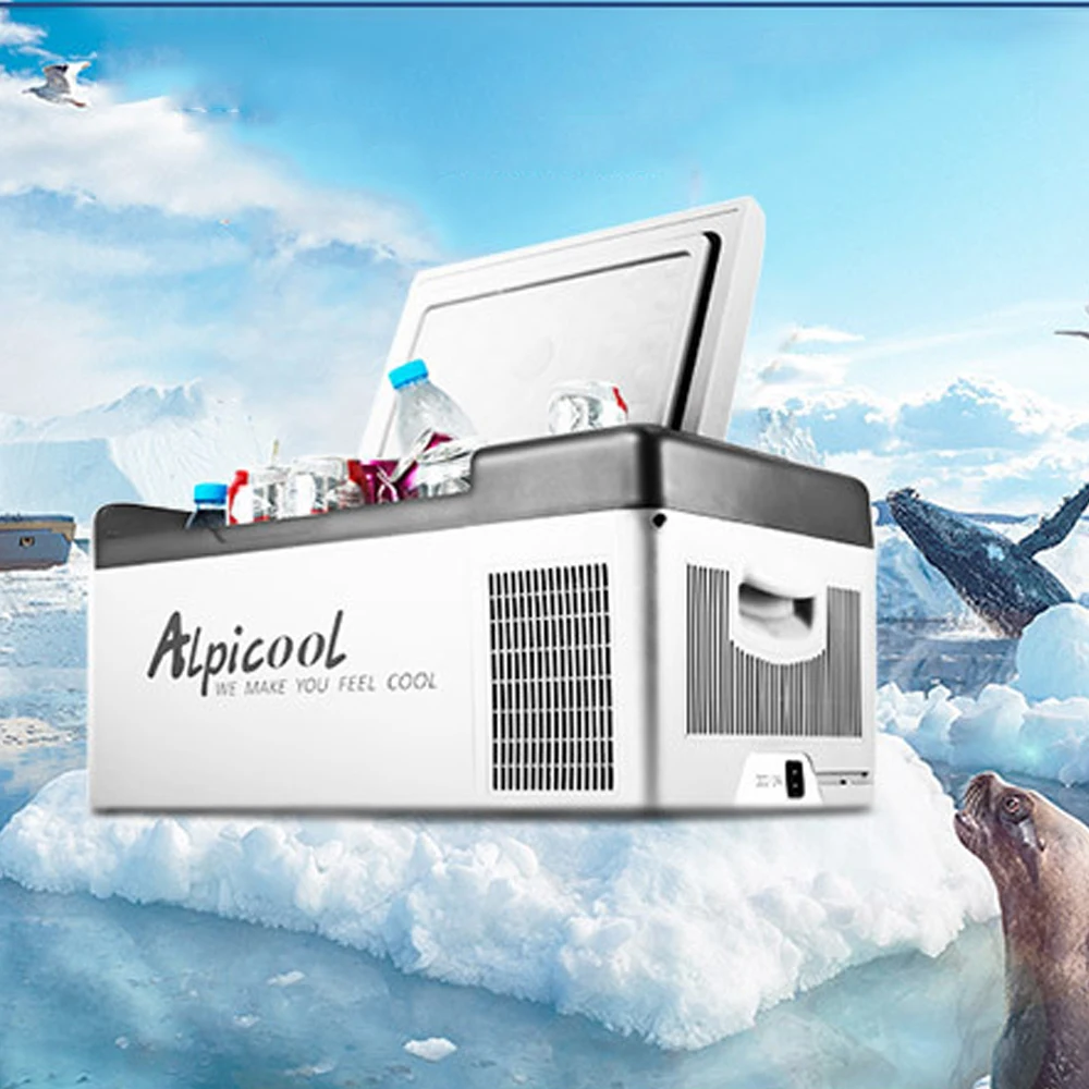 

Portable Car Refrigerator Freezer Cooler 15L Auto Fridge Compressor Quick Refrigeration Home Picnic Icebox
