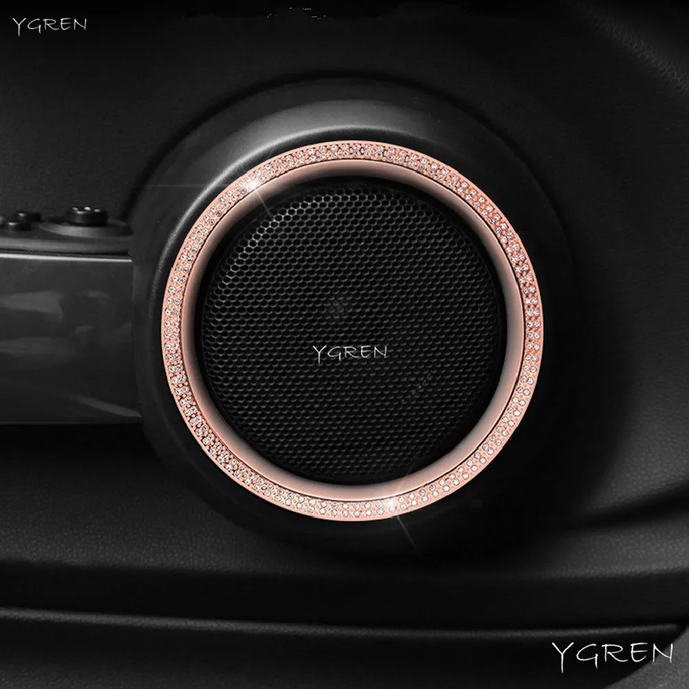 Автомобильная дверца салон динамик кольцо Крышка Украшение Наклейка для