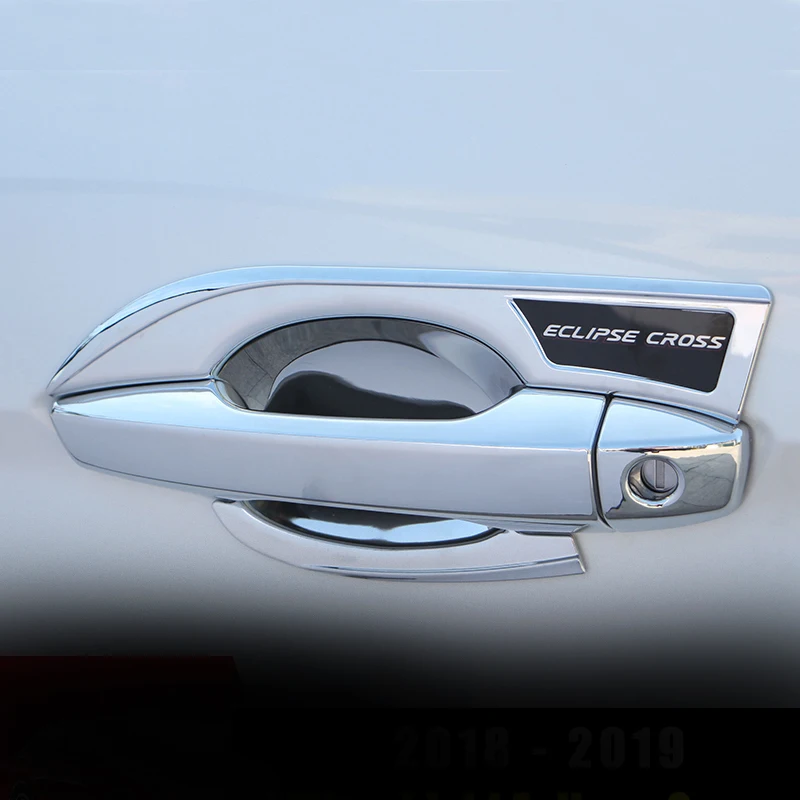

Car External Outer Door Handle Catch Cover Door Bowl Protection Trim Sticker For Mitsubishi Eclipse Cross 2018 2019 Accessories