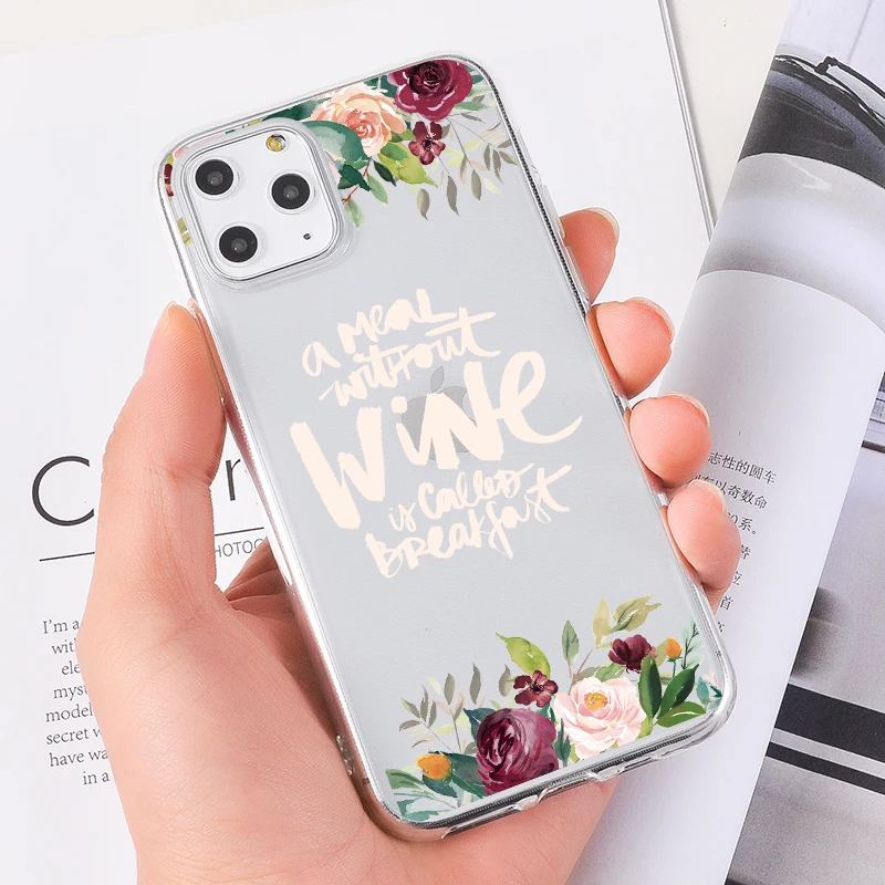 Креативный Роскошный чехол для iPhone 11 X XS XR pro Max SE 2020 прозрачный мягкий из ТПУ iphone 5 6