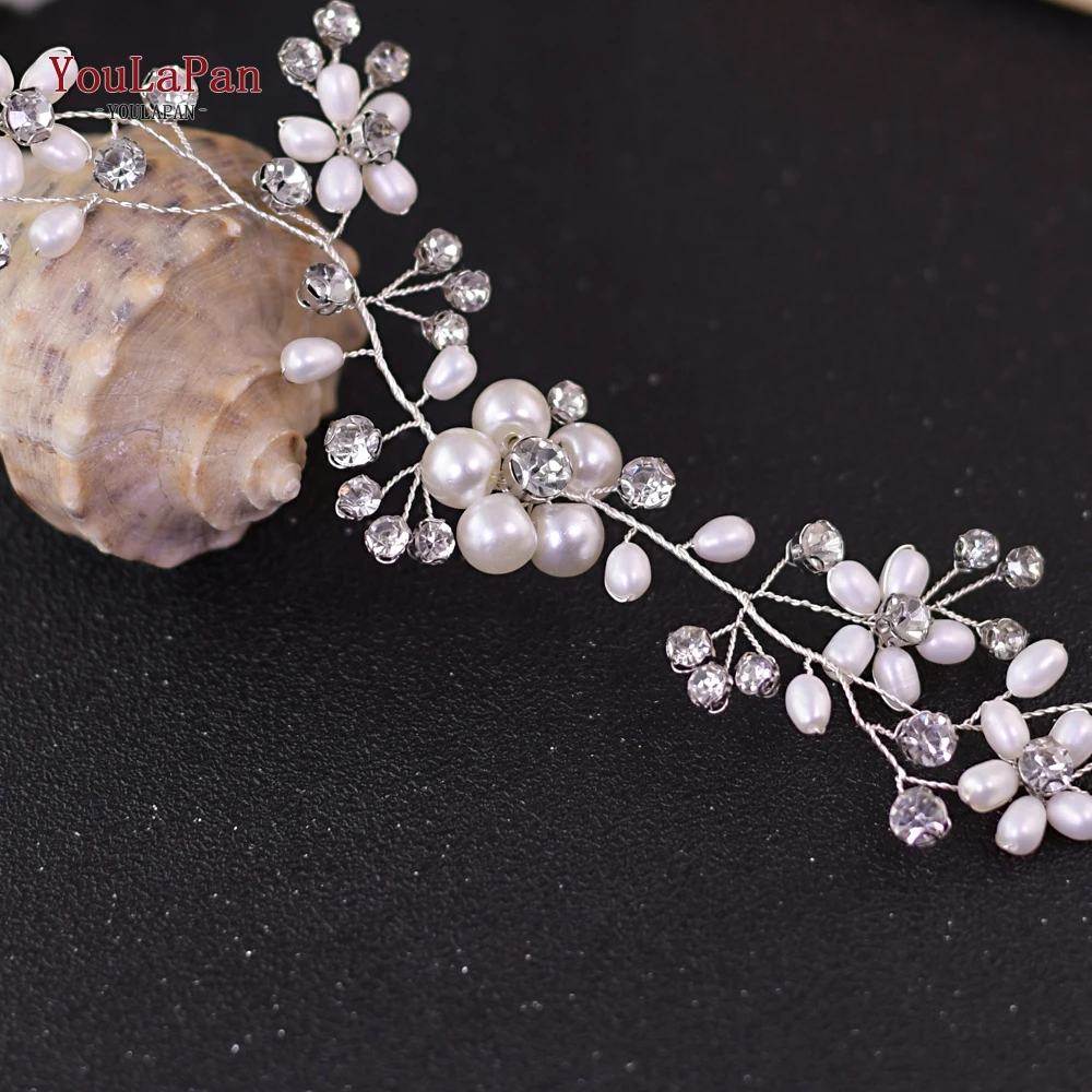 

TOPQUEEN D05 Pearls Beaded Wedding Wrist Flowers Bridesmaid de Marriage Silver Crystal Corsages Wristband Flowers