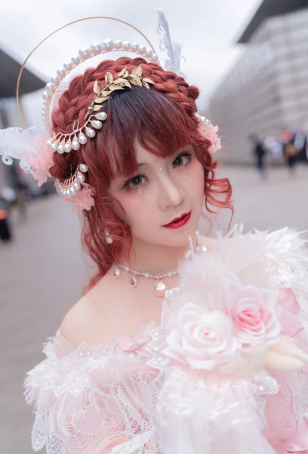 

Pearl angel series Halo lolita Girl Vintage Elegant big Pearl Hair Hoop Halo KC Palace Style Tea Party Cosplay Headwear Props