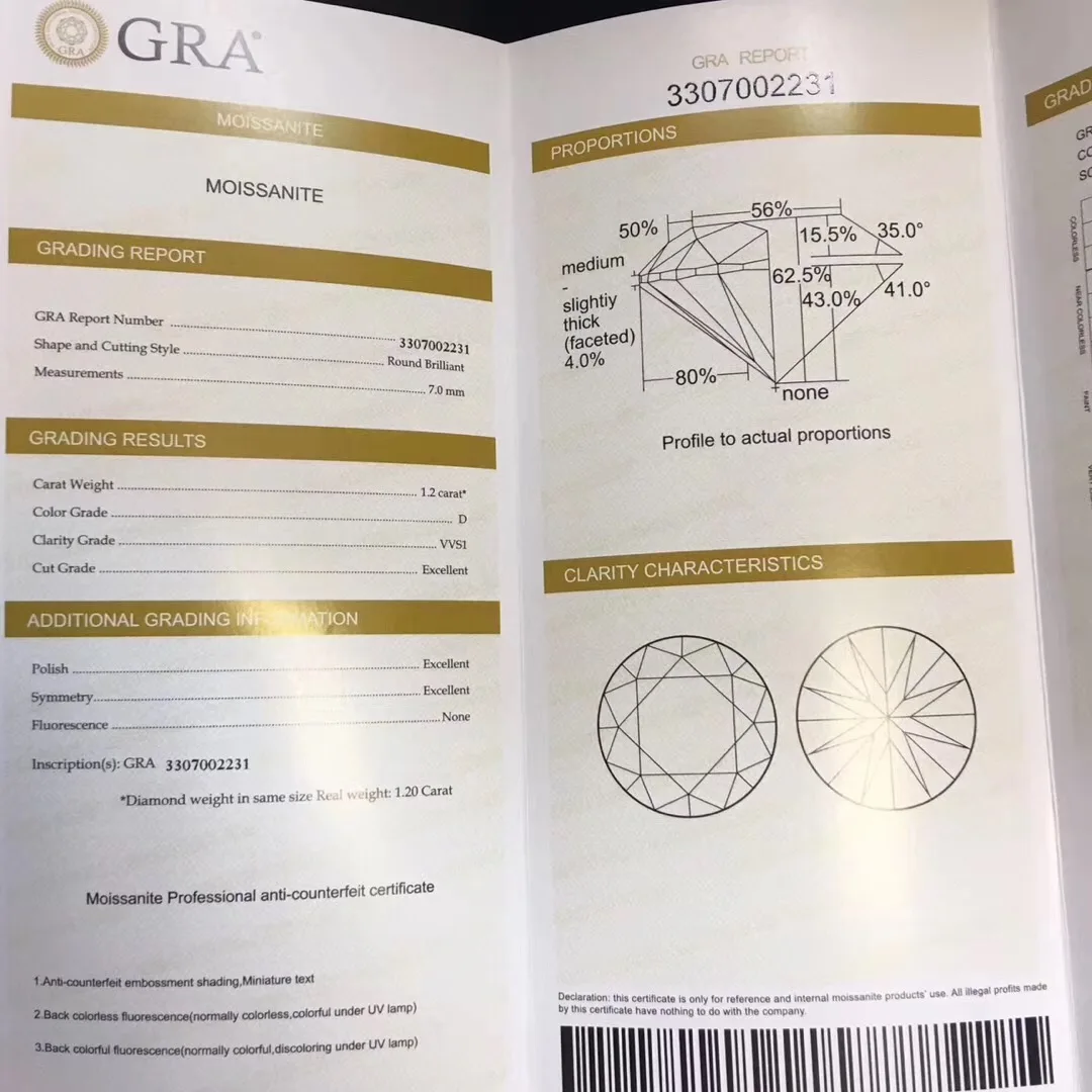 Круглые серебряные кулоны Moissanite в стиле стихов еврей, 1.20ct D VVS, роскошные Подвески Moissanite Weding для женщин