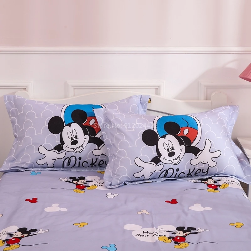 

Disney Mickey Mouse Minnie Mouse Cartoon Pillow Case Frozen Anna Elsa Princess Pillow Cover Children Kids Pillowcases Bed Decor