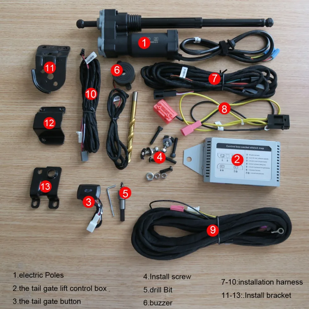 Умный автоматический Электрический подъемник для задних ворот Volkswagen VW Passat