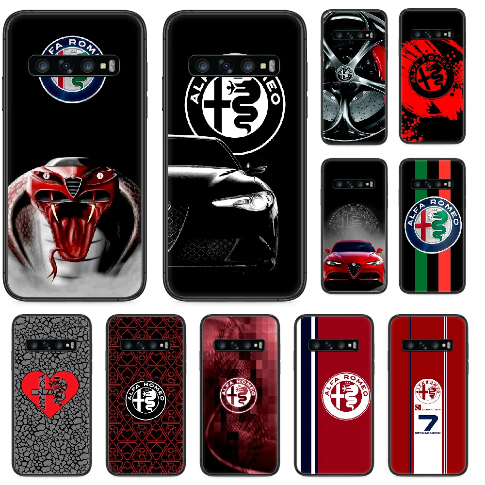 

Ltaly Alfa Romeo Giulietta Car Logo Phone case For Samsung Galaxy Note S 8 9 10 20 Plus E Lite Uitra black Cover Pretty Prime