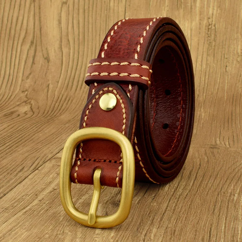 Black Pin Buckle Belt 3.0 cm Wide Fancy Vintage Designer Belt Men's High Quality Fashion Luxury Brand Ceinture Homme