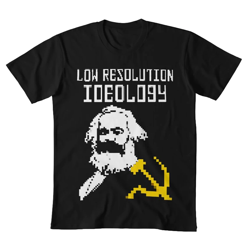 Marxism - A Low Resolution Ideology t shirt professor peterson gad saad gavin mcinnes sargon of akkad dave | Мужская одежда