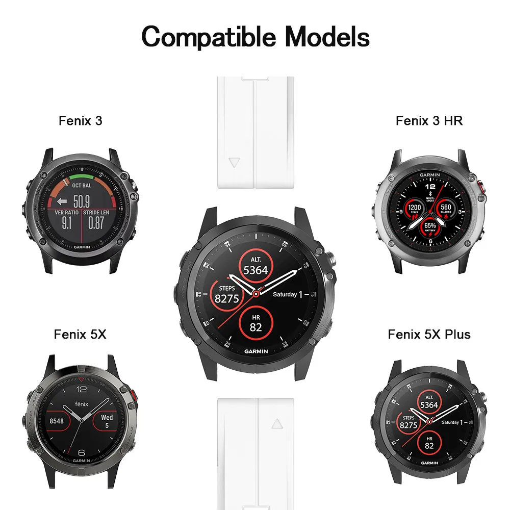 22 мм ширина ремешка для часов Garmin Fenix 5 band силиконовый ремешок с быстроразъемным браслетом для Garmin Fenix 5 Plus forerunner 935