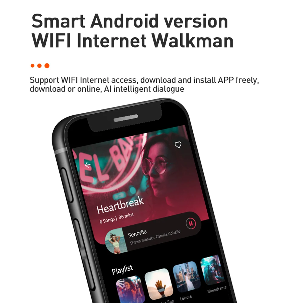 Tanie Melrose 2019 Super Mini Smartfony 3.4 Cal Ultra Cienki Czterordzeniowy Telefon Komórkowy Android 8.1 Rozpoznawanie Twarzy 5MP 4G LTE Telefon