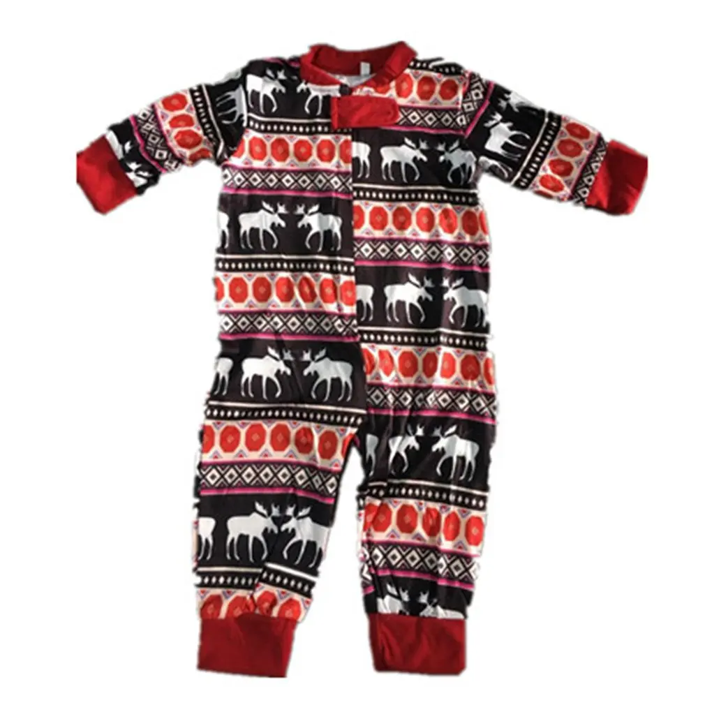 

Family Matching Pajamas Christmas Jammies Clothes Cotton Holiday Nightwear Household Sleepwear Sets Long Sleeve Pjs