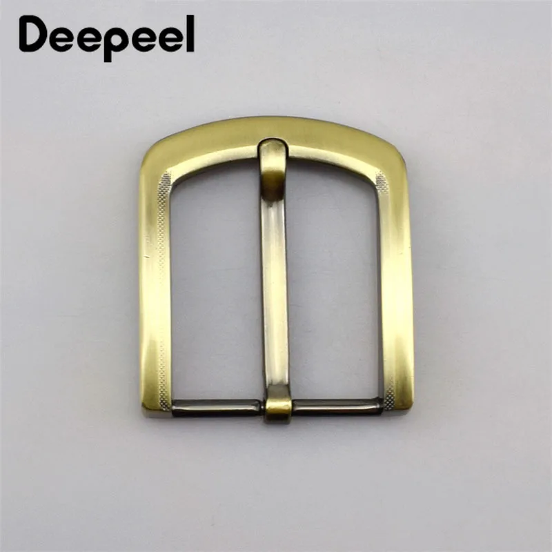 Deepeel 4 см металлическая Античная латунная пряжка для ремня цельная булавка