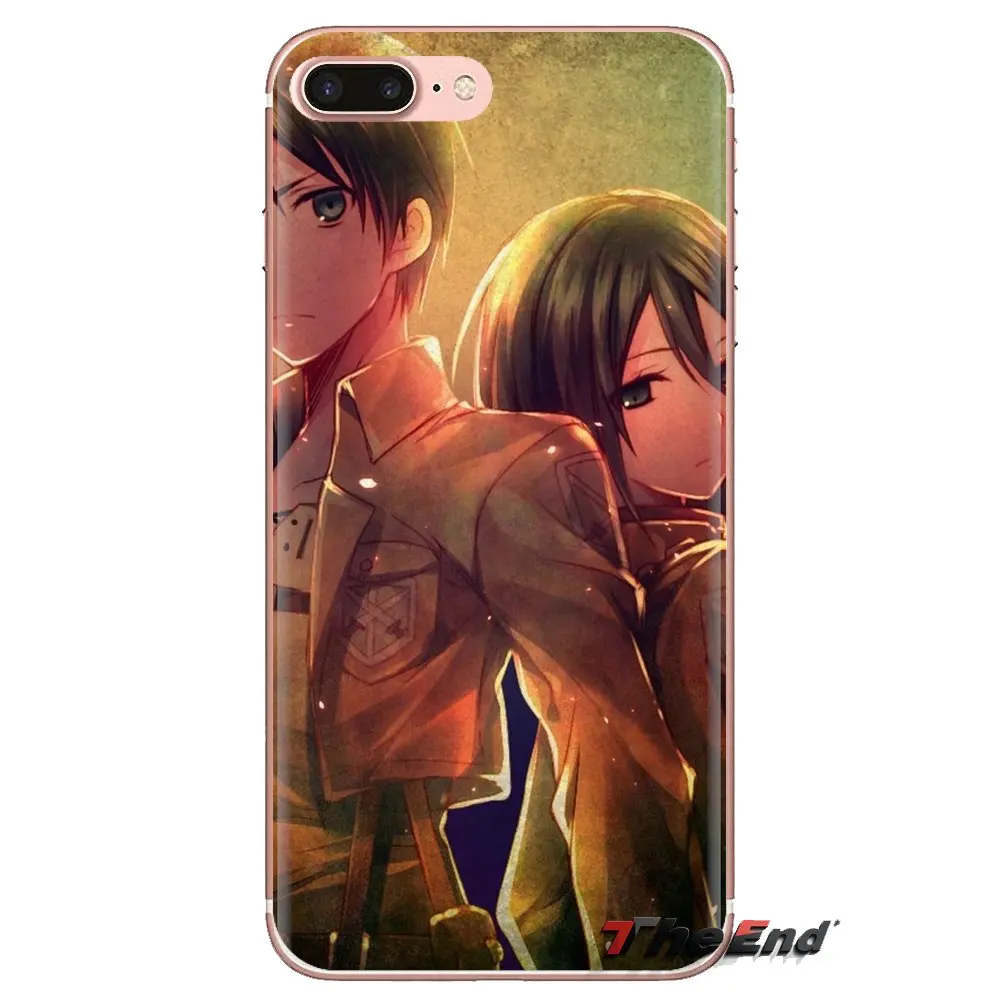 Shingeki no kyojin прозрачный мягкий чехол для iPod Touch Apple iPhone 4 4s 5 5S SE 5C 6 6S 7 8 X XR XS Plus MAX |