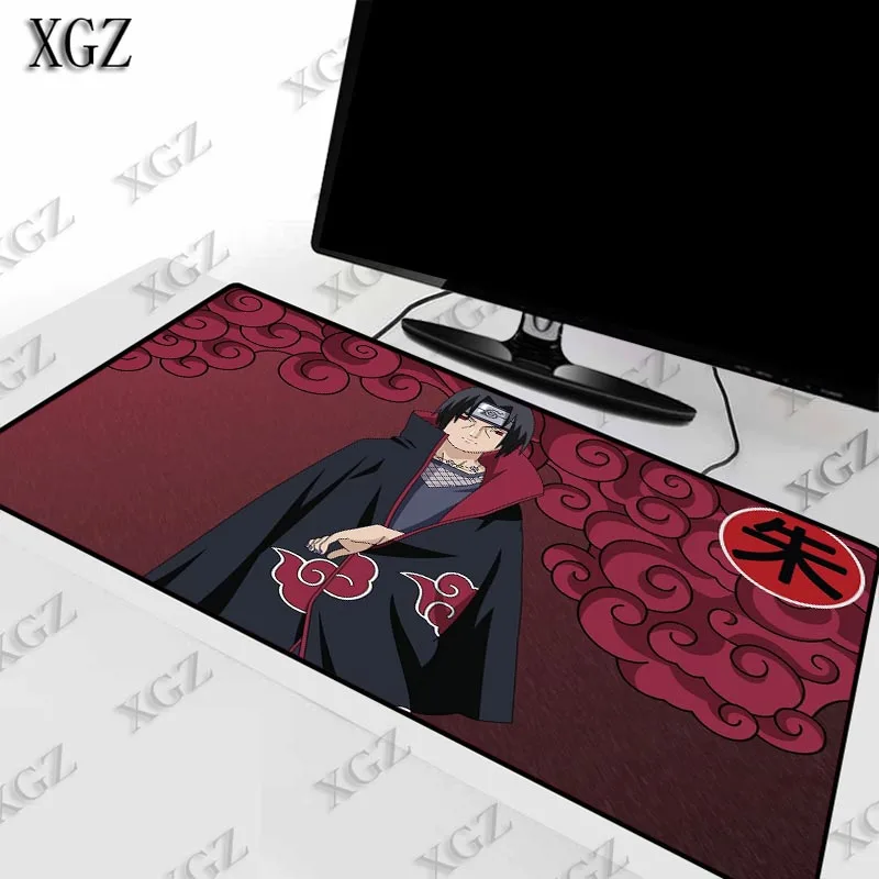 Большой игровой коврик для мыши XGZ Anime из натурального каучука компьютерный