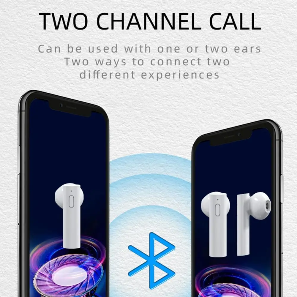 

Wireless Earbuds TWS Bluetooth Headset with Forehead Temperature Measurement Waterproof in-Ear Earphones