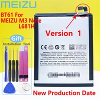 new original meizu bt61 battery for meizu m3 notenote3l681hm681h mobile phone gift tools