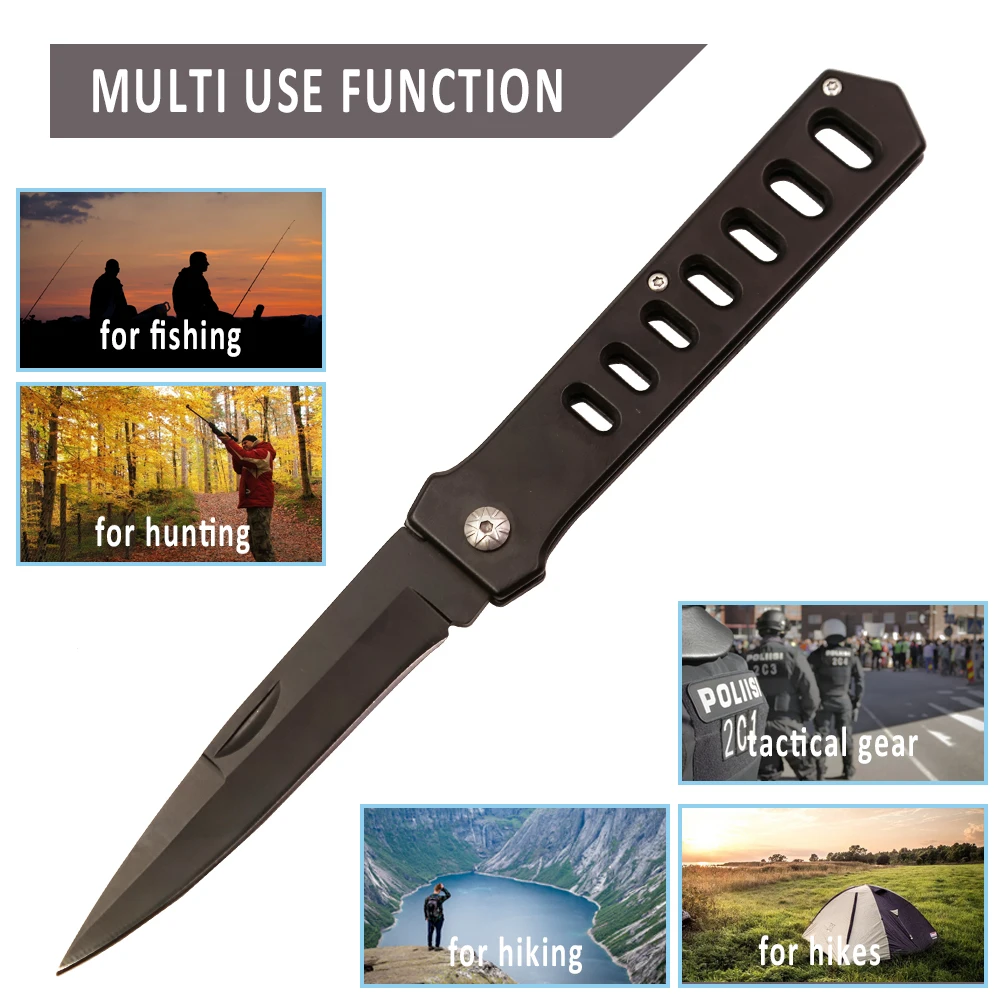 Karambit тактический складной охотничий нож с черным лезвием, маленький прямой мини-нож с ручкой для повседневного использования, карманные инструменты для кемпинга, выживания