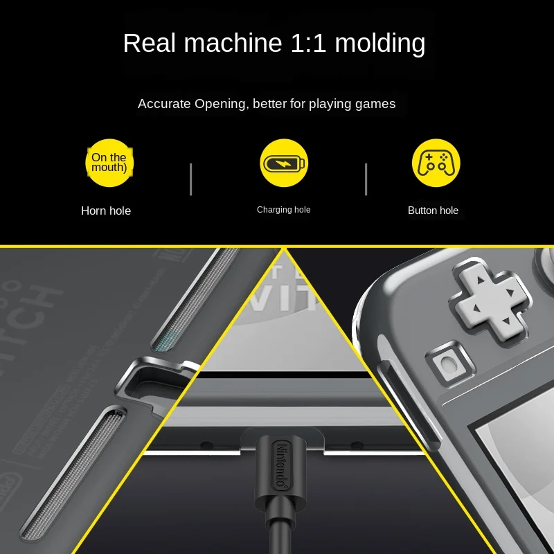 Прозрачный защитный чехол из ТПУ Для Switch Lite противоскользящий для аксессуары