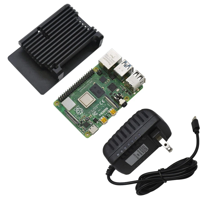 Для Raspberry Pi 4B 4G RAM DIY Kit Поддержка 2 4/5 0 GHz WIFI Bluetooth 5 с алюминиевым CNC сплавом защитный