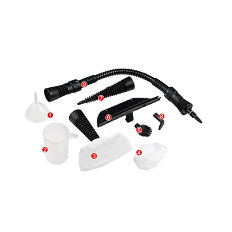 Ручной паровой очиститель 9 шт. многофункциональный домашний котел под давлением