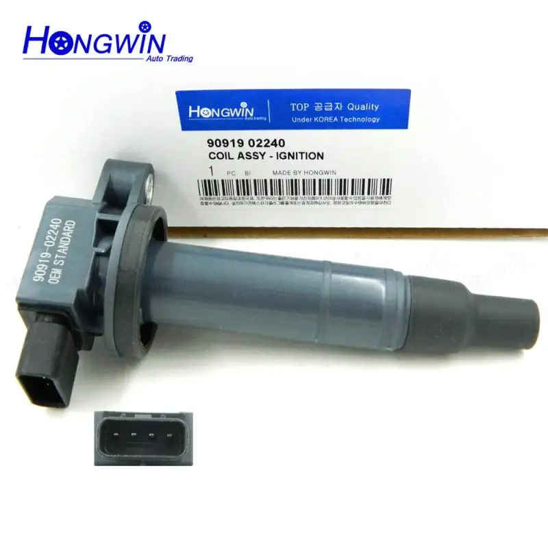 Подлинный №: 90919 02240 катушки зажигания для Toyota Scion xA xB Yaris Echo Prius 1 5 9091902240 02265