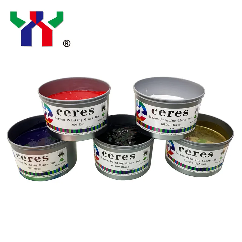 Область печати высокое качество трафаретная печать стеклянные чернила GL 026