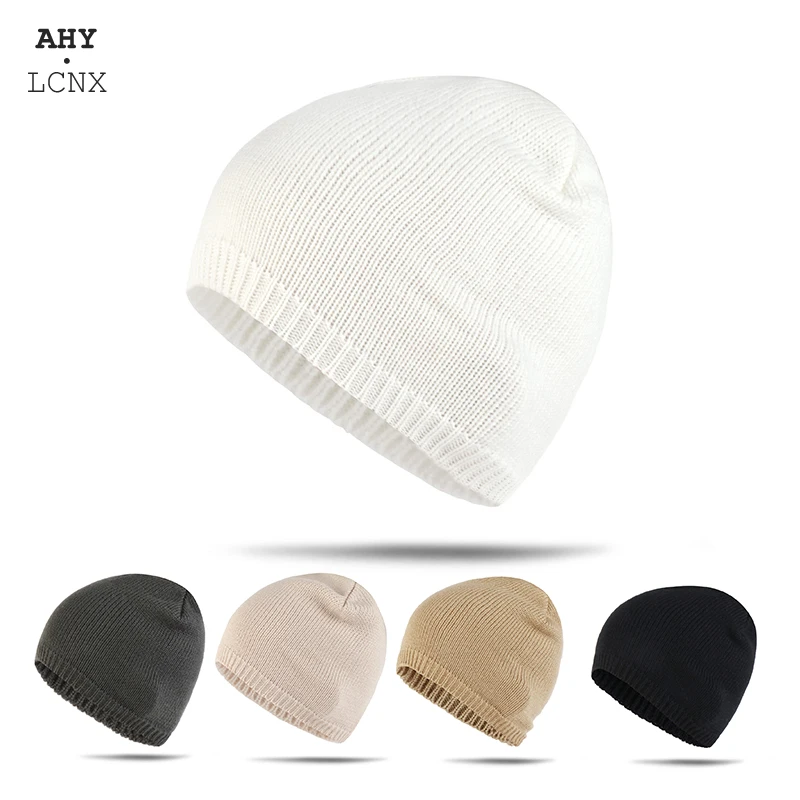 

Оптовая продажа, зимняя теплая Женская и мужская шапка, вязаные шапки, облегающие шапки, однотонные шапочки, облегающие шапки, мягкая шапка, ...