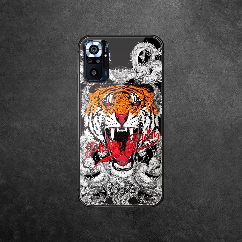 

Brand qp Philipp Tempered Glass Phone Case Cover For Xiaomi Redmi Note 7 8 9 10 A C T S Pro K 30 40 Soft Fashion Waterproof