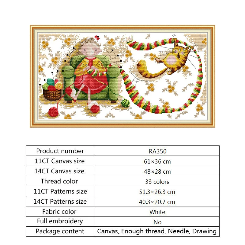 Набор для рукоделия набор 14CT 11CT | Дом и сад