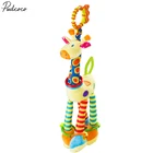 Колокольчик в виде жирафа, мягкий, для новорожденных