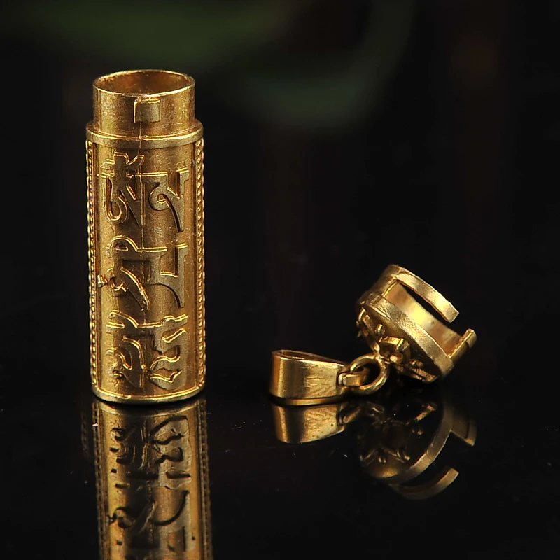 Украшение из тибетской Чан буддистские предметы меди истинное слово шести