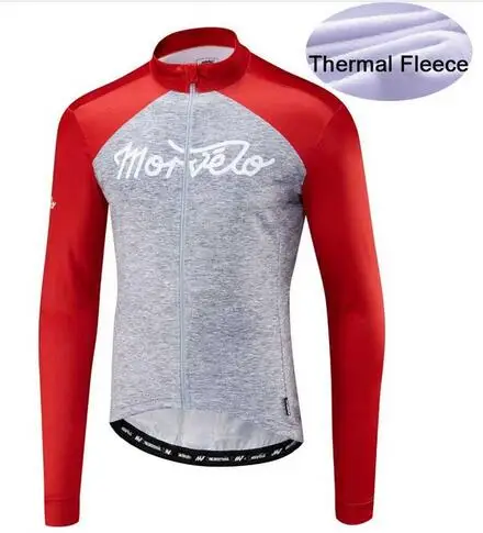 10 Morvelo Велоспорт Джерси с длинными рукавами зимние теплые, флисовые, вепродуваемые и защита от дождя комбинированная велоодежда велосипедная куртка - Цвет: 10