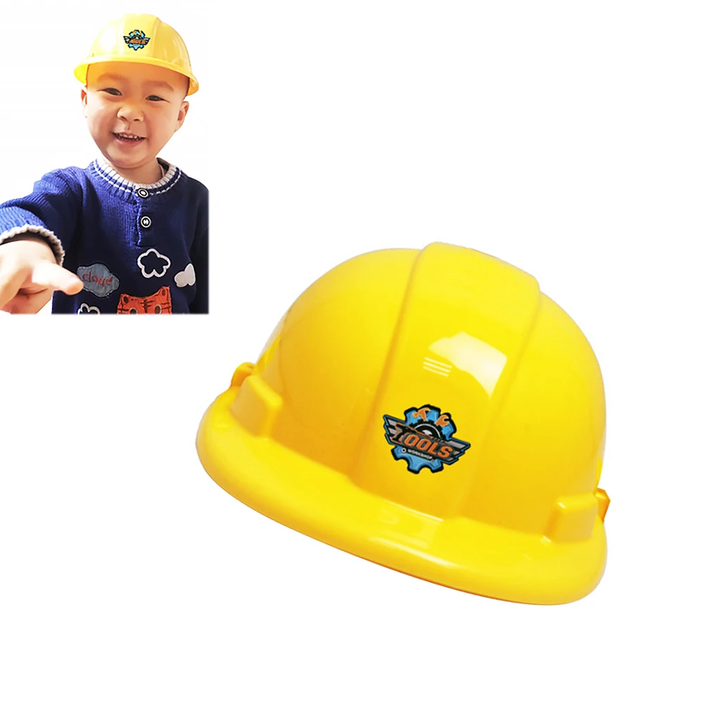 

Pretend Role Play Simulation Safety Helmet Hat Toy Construction Funny Gadgets Creative Kids Children Gift Children Hard Hat