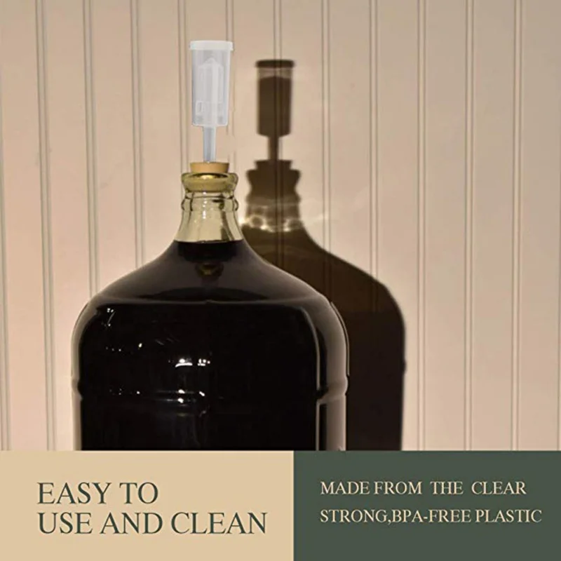 Односторонние Трехкомпонентные выхлопные Воздушные Замки для брожения диоксида