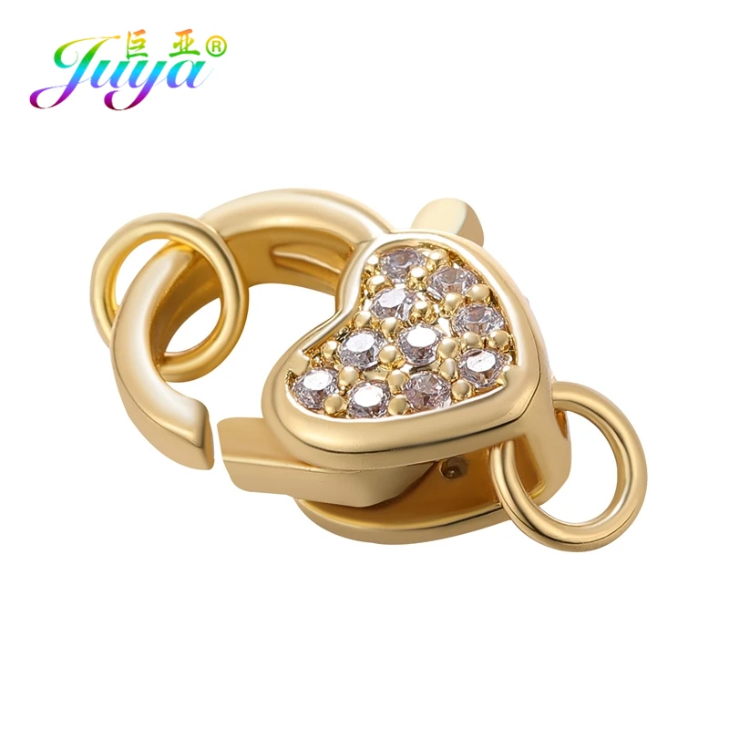 Juya 18K Reales Gold Überzog Zubehör Verschluss Verschluss Hummer Schließe Material Für DIY Hand Perlen Perlen Schmuck Machen – Detail 13