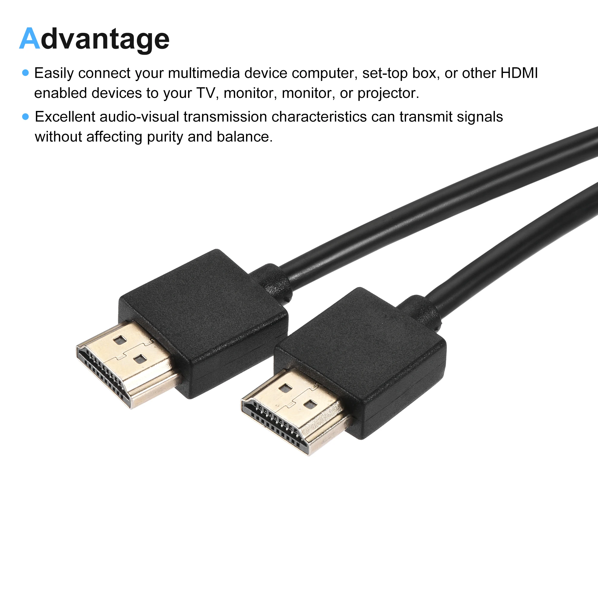

Удлинительный кабель Uxcell HDMI, высокоскоростной цифровой кабель-адаптер «штырь-штырь» для ТВ и ПК, 3,28 фута