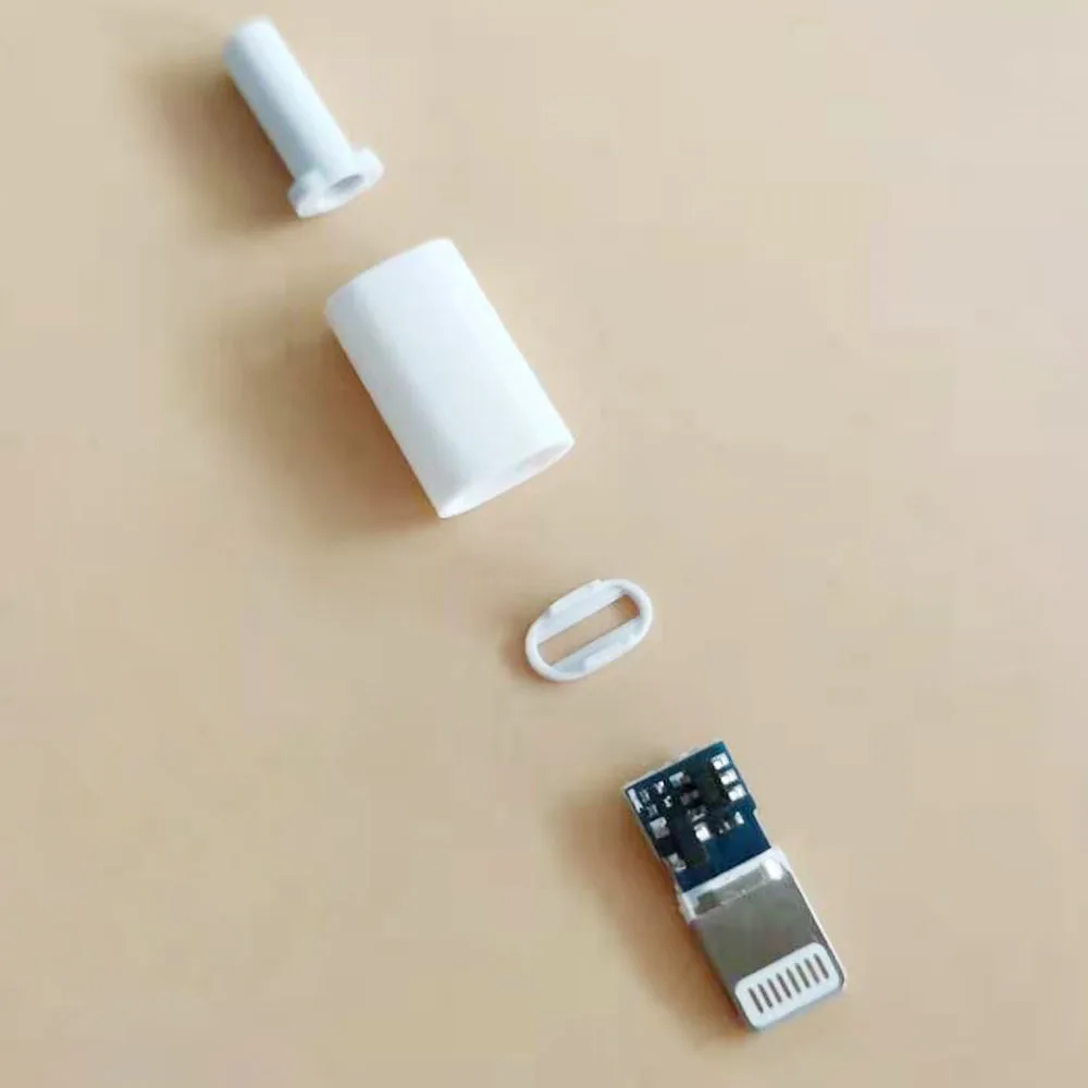 10 компл./лот для iphone lightning штекер с платой IC разъемом зарядки и передачи данных 3 в