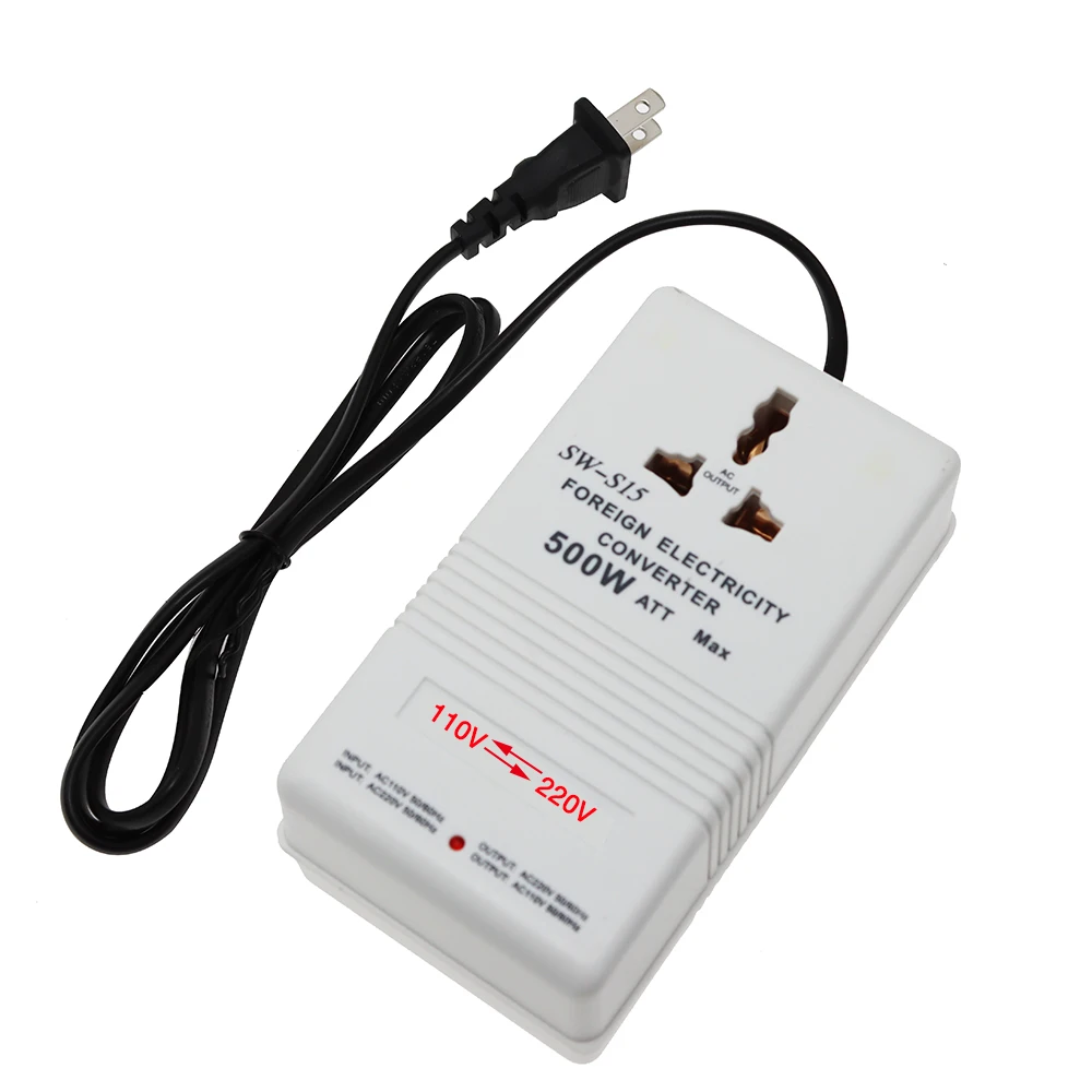 

SW-S15 Travel adapter switching transformer, new professional charger converter 220v to 110v dual voltage to 220 converter