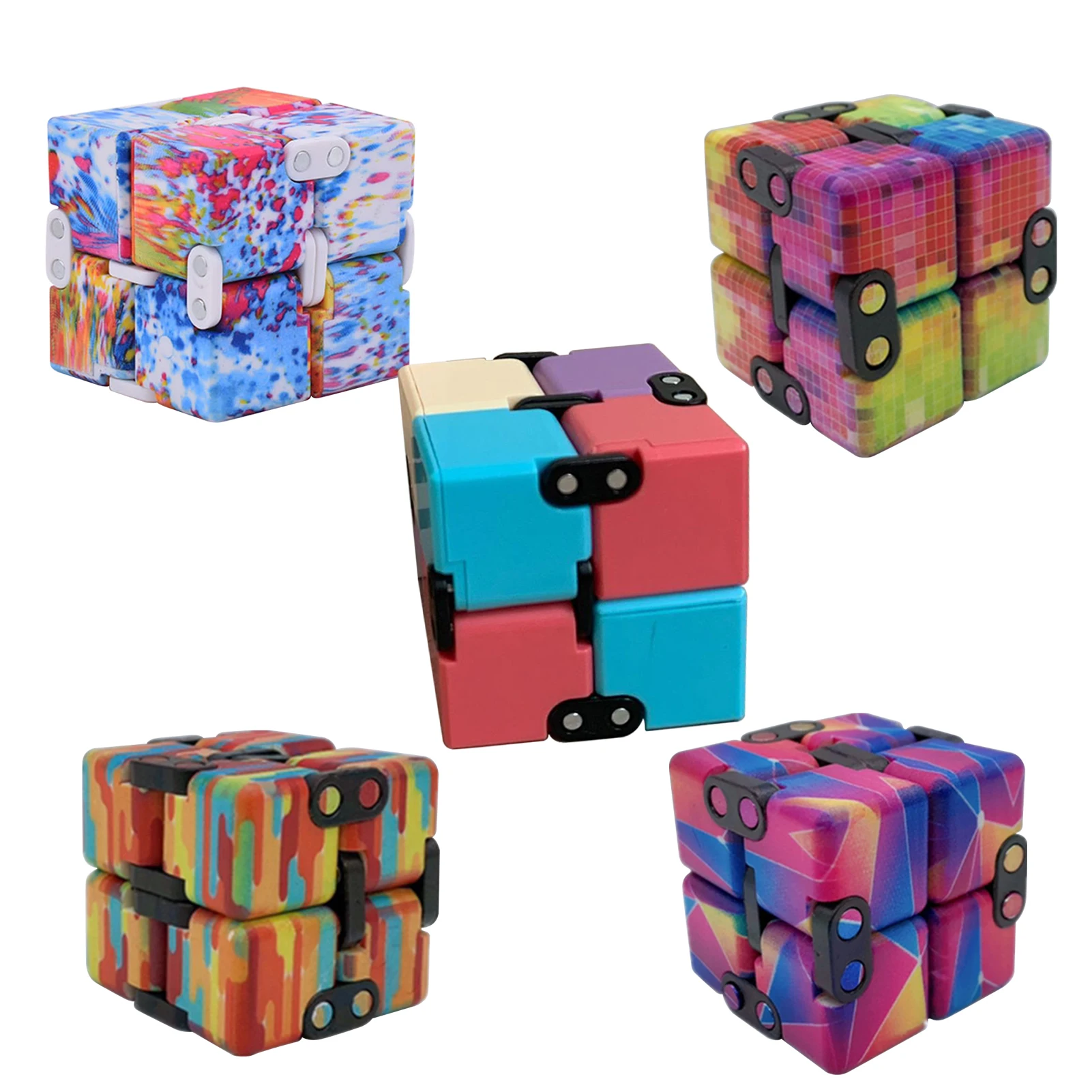 

2021 Antistress Infinite Cube Infinity Cube Magic Cube Office Flip Cubic Puzzle Stress Reliever Autism Toys Relax Toy For Adults