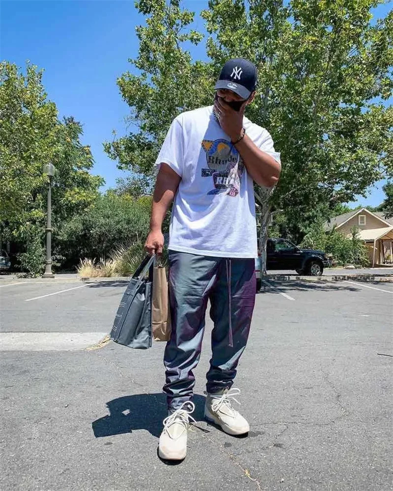 

Laser Reflective colorful nylon FOG Essentials Sweatpants Men Women 1:1 Best-Quality Essentials Trousers Pants