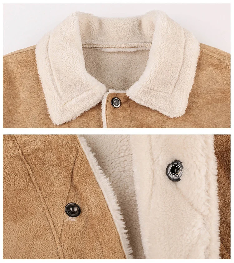 

Winter Warm Army Tactical Jackets Men Pilot Bomber Flight Military Jacket Male Casual Thick Fleece Cotton Wool Liner Coat Suede