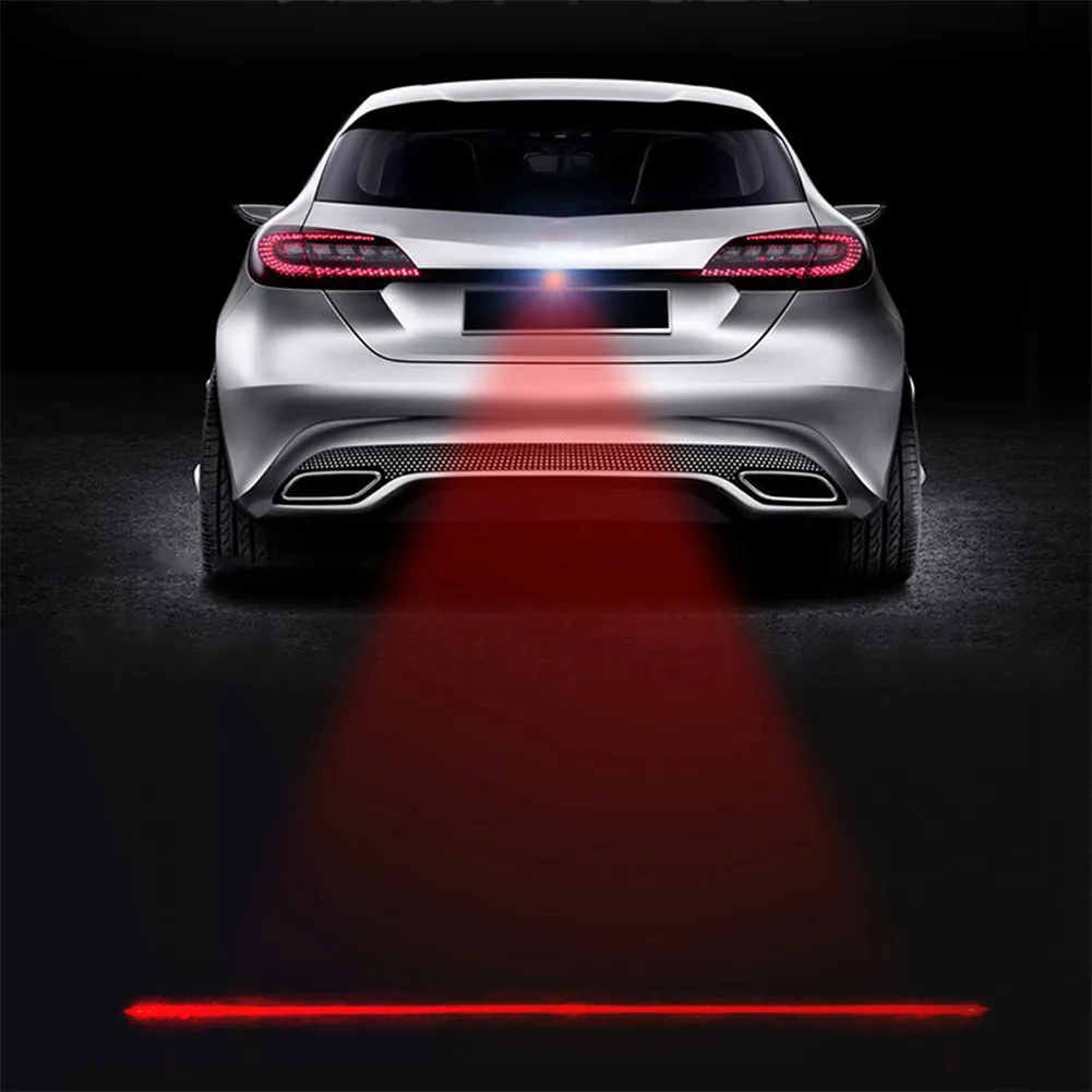 

New Hot Red Laser Fog Taillight Car and Motorcycle Rear-end Anti-Collision Warning Lamp Car Accessories Wholesale Quick Delivery