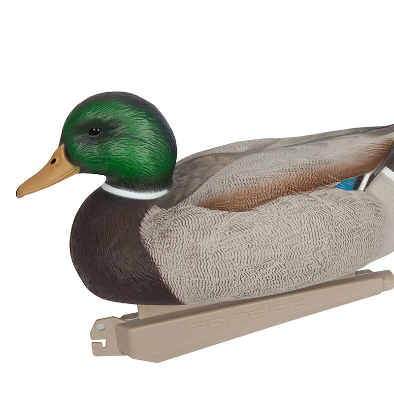 

Plastic Duck Decoy Mallard Female Duck Drake Floating Keel Collection Decoy