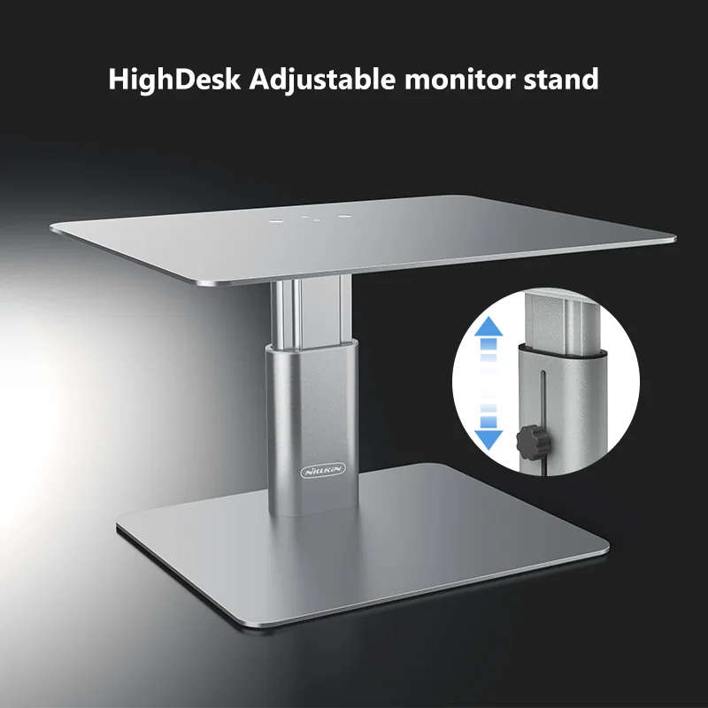 

Monitor Stand Riser Metal Computer Universal Desktop Holder Adjustable Monitor Holder for PC Laptop MacBook Home Office