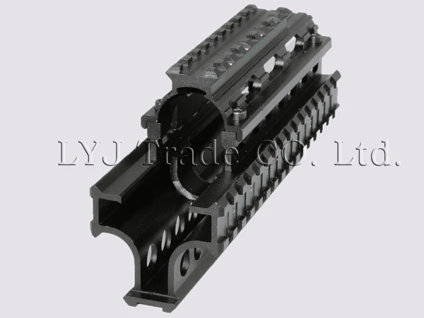 Yugo M70 AK Quad Rail Handguard для лазерных точечных прицелов Riflescope Mount V-cut for Co-witness with Iron Sights MTU011