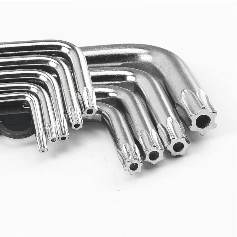 9 шт. шестигранник Аллен ключ гаечный набор инструментов Torx L ручка инструменты