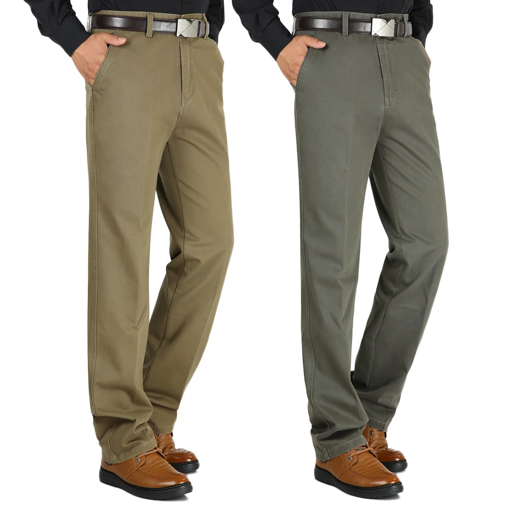 Mu Yuan Yang высококачественные хлопковые мужские повседневные брюки 2020 Осень-зима