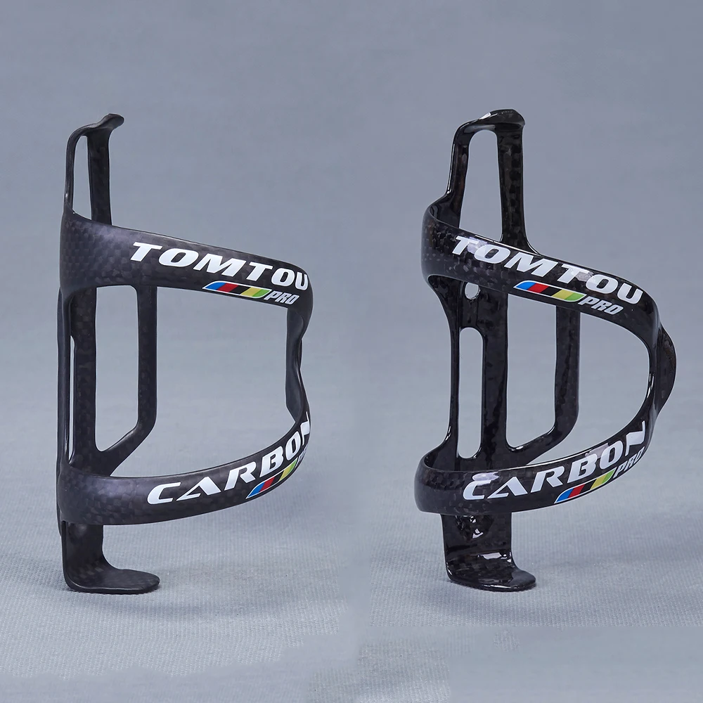 

TOMTOU Bicycle Water Bottle Cage Mountain Road Bike Bottle Holder Full Carbon Fiber Ultra Light Matte/Glossy Diameter 72 - 74mm