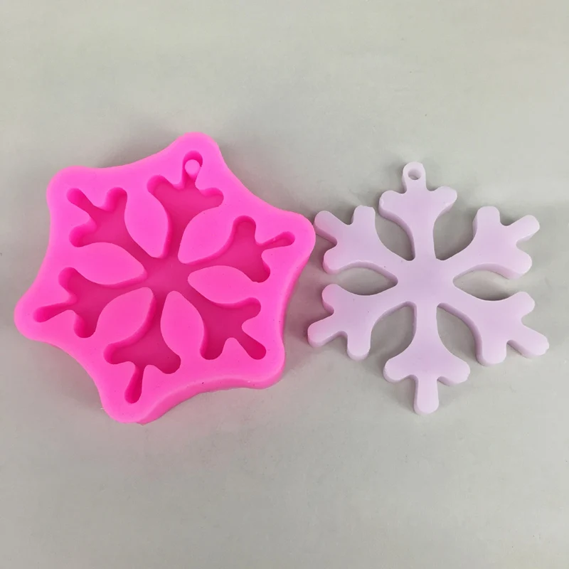 Рождественская елка силиконовая форма Снежинка Лось Сделай Сам ароматический