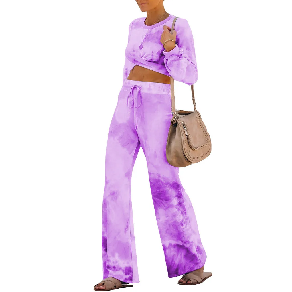 Женский спортивный костюм комплект из двух предметов домашняя одежда для сна